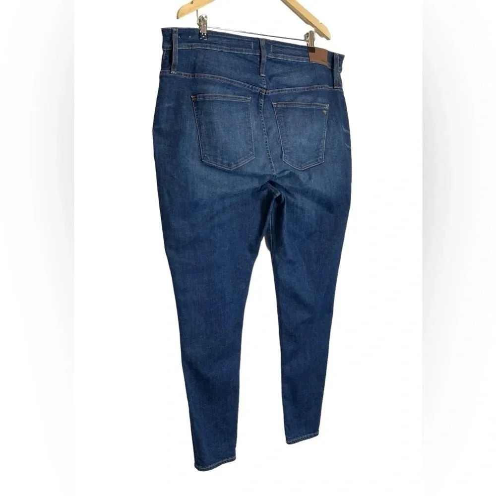 Madewell Curvy High Rise Skinny Jeans Plus Size 22 Magic Pockets Denim - Picture 5 of 11